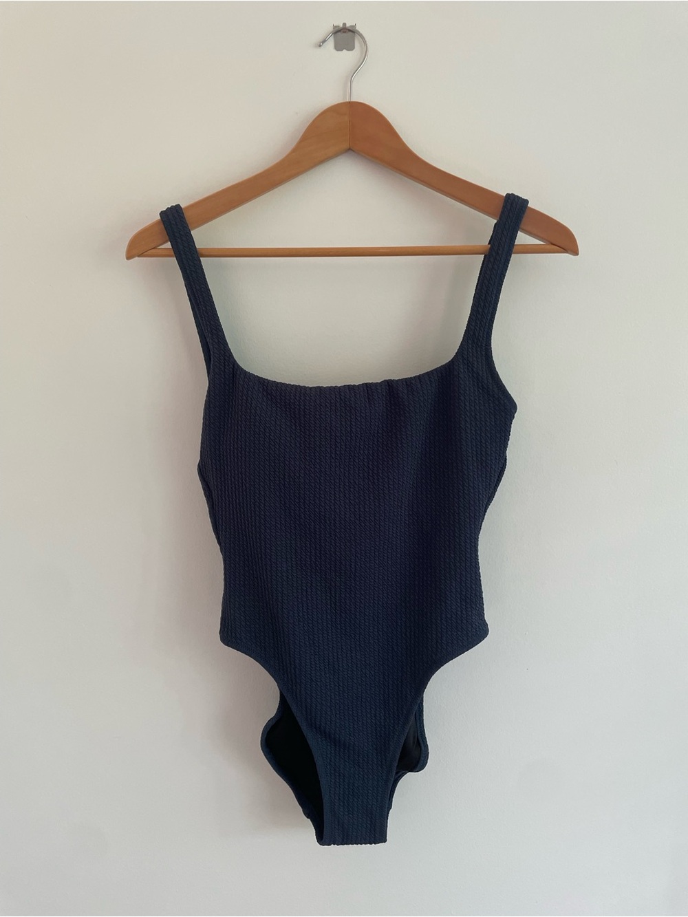 NWT J. Crew Square Neck Textured Swimsuit